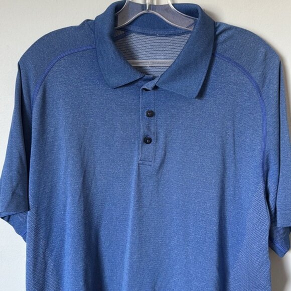 Lululemon Mens Polo Blue XL - Picture 2 of 10